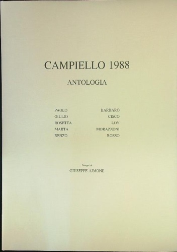 Antologia del Campiello 1988.