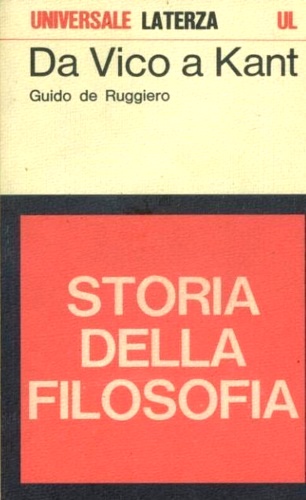 Storia della filosofia. Da Vico a Kant.