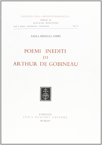 9788822215024-Poemi inediti di Arthur De Gobineau.