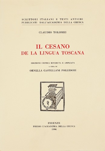 9788887850475-Il Cesano de la lingua toscana.