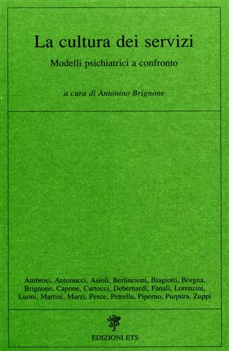 9788877417329-La cultura dei servizi. Modelli psichiatrici a confronto.