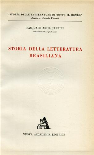 Storia della letteratura Brasiliana.