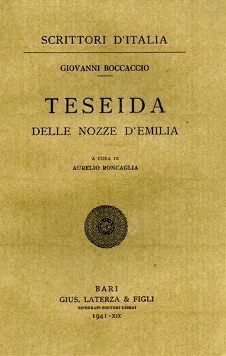 Teseida, delle nozze d'Emilia.