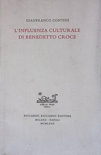 L'influenza culturale di Benedetto Croce.