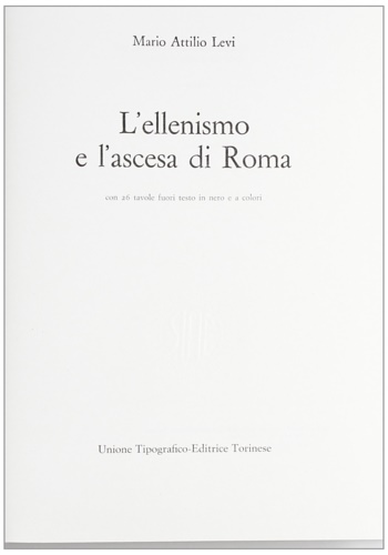 9788802027760-L'Ellenismo e l'ascesa di Roma.