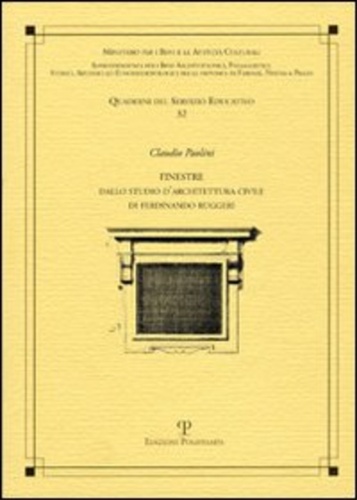 9788859609322-Finestre. Tratte da da alcune fabbriche di Firenze e incise da Ferdinando Rugger