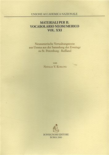 9788875973018-Neusumerische Verwaltungstexte aus der Sammlung der Ermitage zu St. Petersbur.