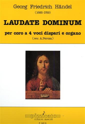 Laudate dominum per coro a 4 voci dispari e organo.