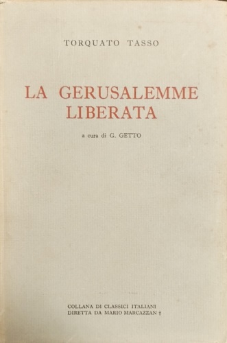 La Gerusalemme Liberata.