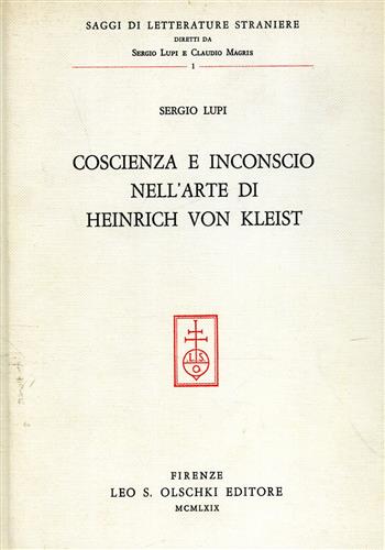9788822218049-Coscienza e inconscio nell'Arte di Heinrich von Kleist.