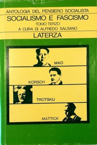 Socialismo e Fascismo. Tomo III.