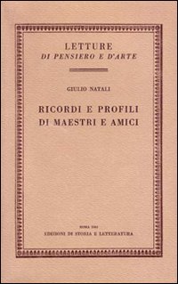 9788884986351-Ricordi e profili di maestri e amici.