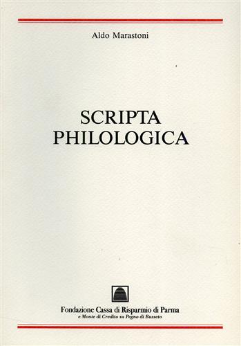 Scripta Philologica.