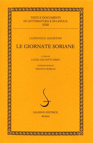 9788884024404-Le Giornate soriane.