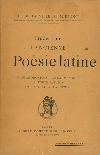 Etudes sur l'ancienne poésie latine.