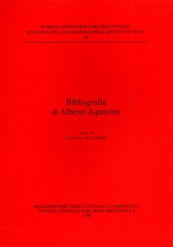 9788871251417-Bibliografia di Alberto Aquarone.