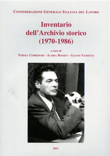 Confederazione Generale Italiana del Lavoro. Inventario dell'Archivio storico 19