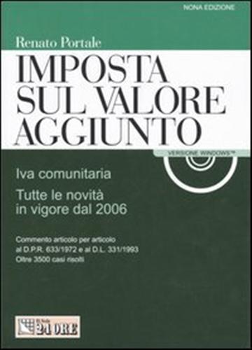 9788832457803-Imposta sul valore aggiunto. Iva comunitaria. Tutte le novità in vigore dal 2006