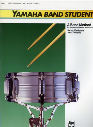 9780882844398-Yamaha Band Student. Book 2: Percussion (S.D., B.D., Access.).