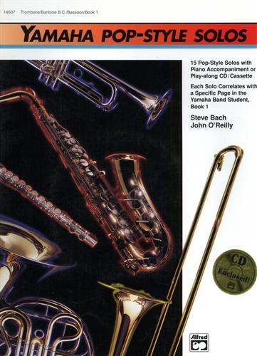 9780739001486-Yamaha Pop-Style Solos. Book 1: Trombone/Baritone B.C./Bassoon.