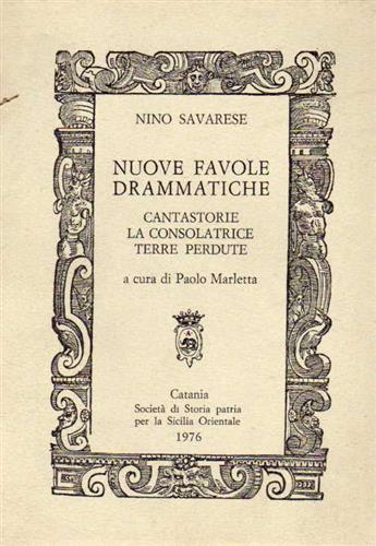 9788800877152-Nuove favole drammatiche. Cantastorie, La consolatrice, Terre perdute.