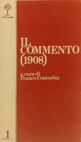 9788870180428-Il Commento (1908).