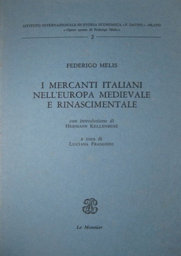 9788800722155-I mercanti italiani nell'Europa medievale e rinascimentale.