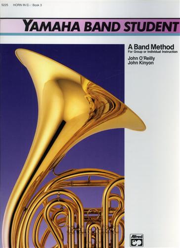 9780739021019-Yamaha Band Student. Book 3: Horn in E-Flat.