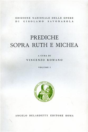 Prediche sopra Ruth e Michea.