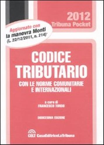 9788861328556-Codice tributario con le norme comunitarie e internazionali.