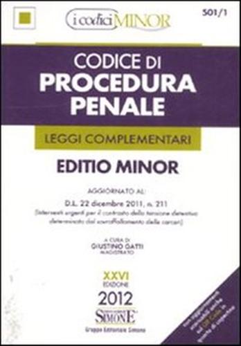 9788824432108-Codice di procedura penale e leggi complementari. Ediz. minor.-