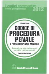 9788861328464-Codice di procedura penale e processo penale minorile.