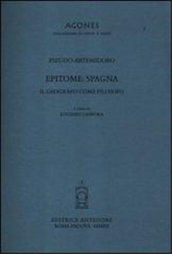 9788884556660-Epitome: Spagna. Il geografo come filosofo.