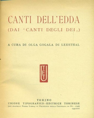 Canti dell'Edda (Dai 