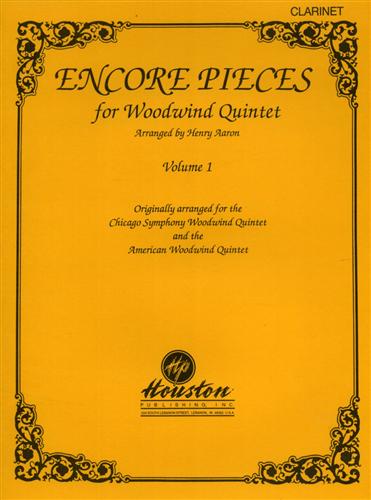 Encore Pieces for Woodwind Quintet. Vol.I. Clarinet.