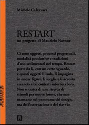 9788875701680-Restart. Un progetto di Maurizio Navone.