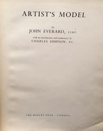 Artist's Model.