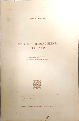 L'età del Risorgimento Italiano.