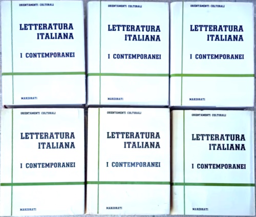 Letteratura Italiana - I Contemporanei. Vol. I-VI.