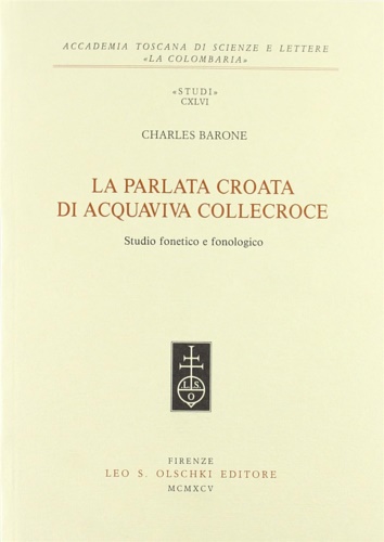 9788822243690-La parlata croata di Acquaviva Collecroce. Studio fonetico e fonologico.