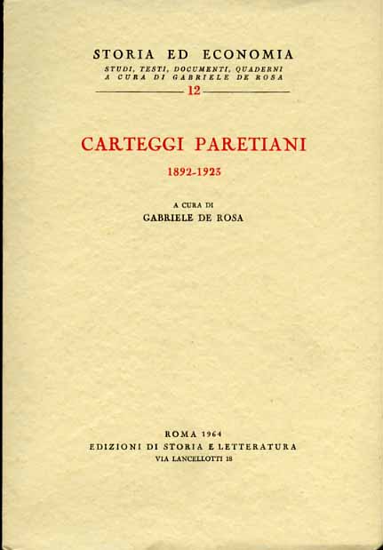 9788884987891-Carteggi paretiani 1892-1923.