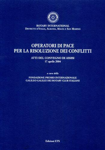 Operatori di pace per la risoluzione dei conflitti.