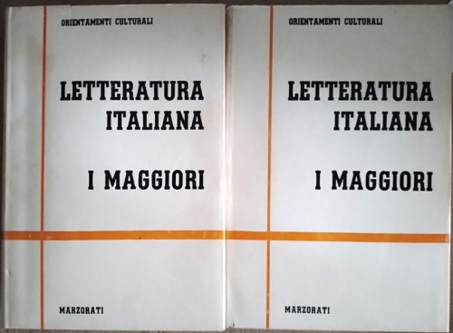 Letteratura Italiana. I Maggiori.