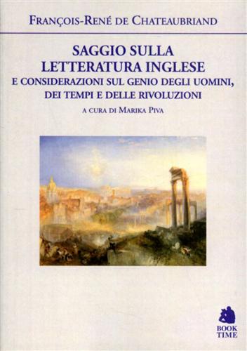 9788862181594-Saggio sulla letteratura inglese e considerazioni sul genio degli uomini, dei te