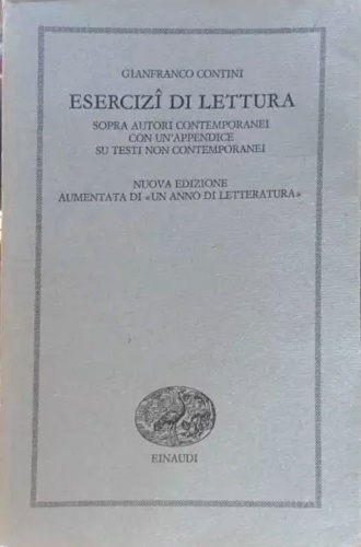 Esercizi di lettura sopra autori contemporanei.