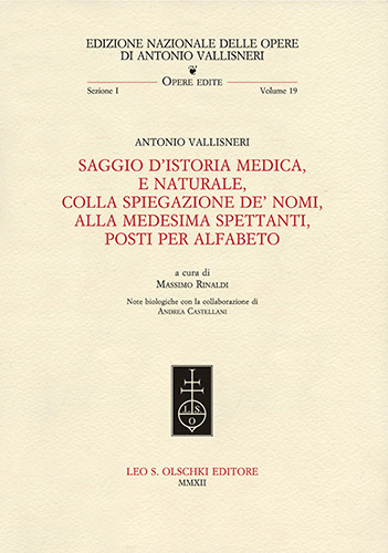 9788822261649-Saggio d'istoria medica, e naturale, colla spiegazione de' nomi, alla medesima s