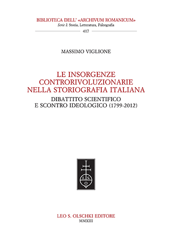 9788822262400-Le insorgenze controrivoluzionarie nella storiografia italiana. Dibattito scient