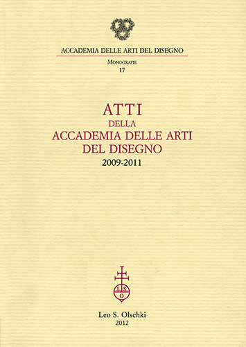 9788822261977-Atti della Accademia delle Arti del Disegno (2009-2011).