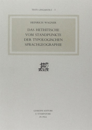 9788842705253-Das Hethitische vom Standpunkte der Typologischen Sprachgeographie.