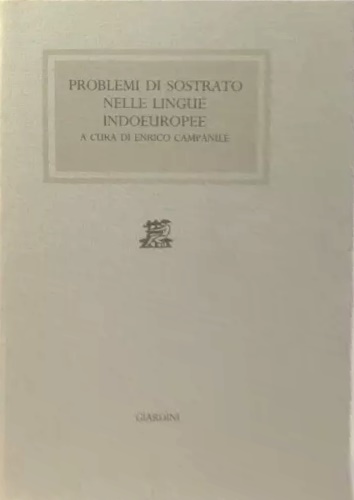 9788842710622-Problemi di sostrato nelle lingue indoeuropee.